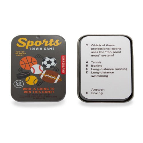 Sports Trivia Game Travel Kikkerland  Paper Skyscraper Gift Shop Charlotte