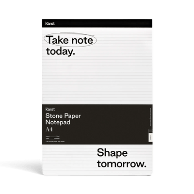 Stone Paper Notepad A4 Lined Notebooks Karst  Paper Skyscraper Gift Shop Charlotte