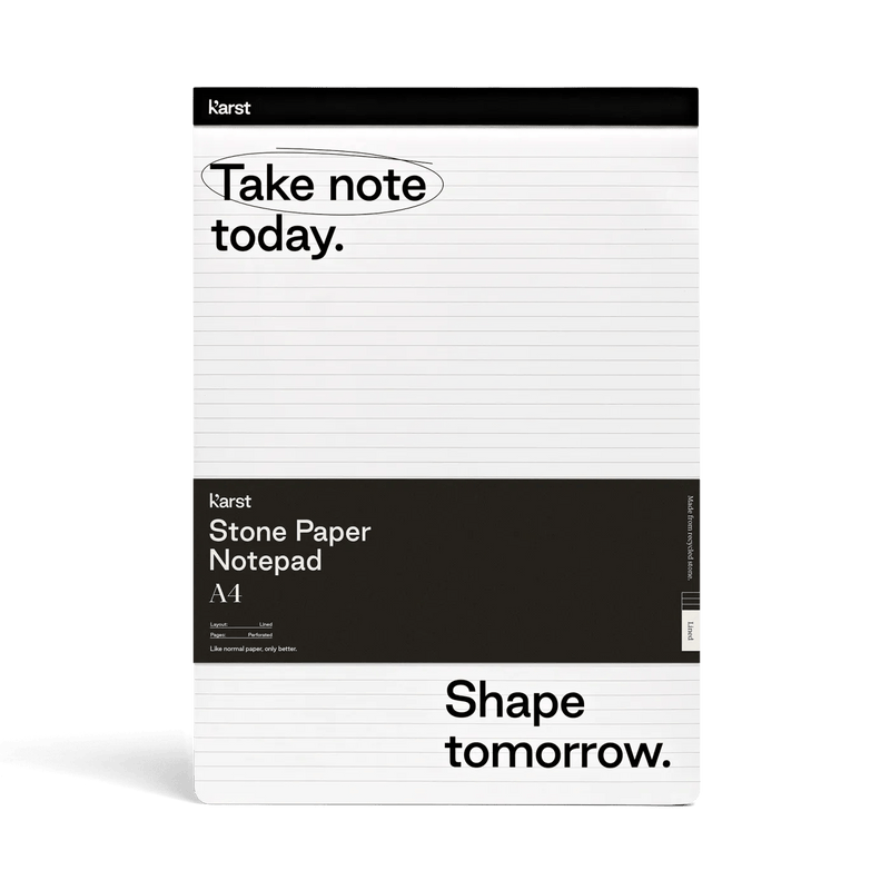 Stone Paper Notepad A4 Lined Notebooks Karst  Paper Skyscraper Gift Shop Charlotte