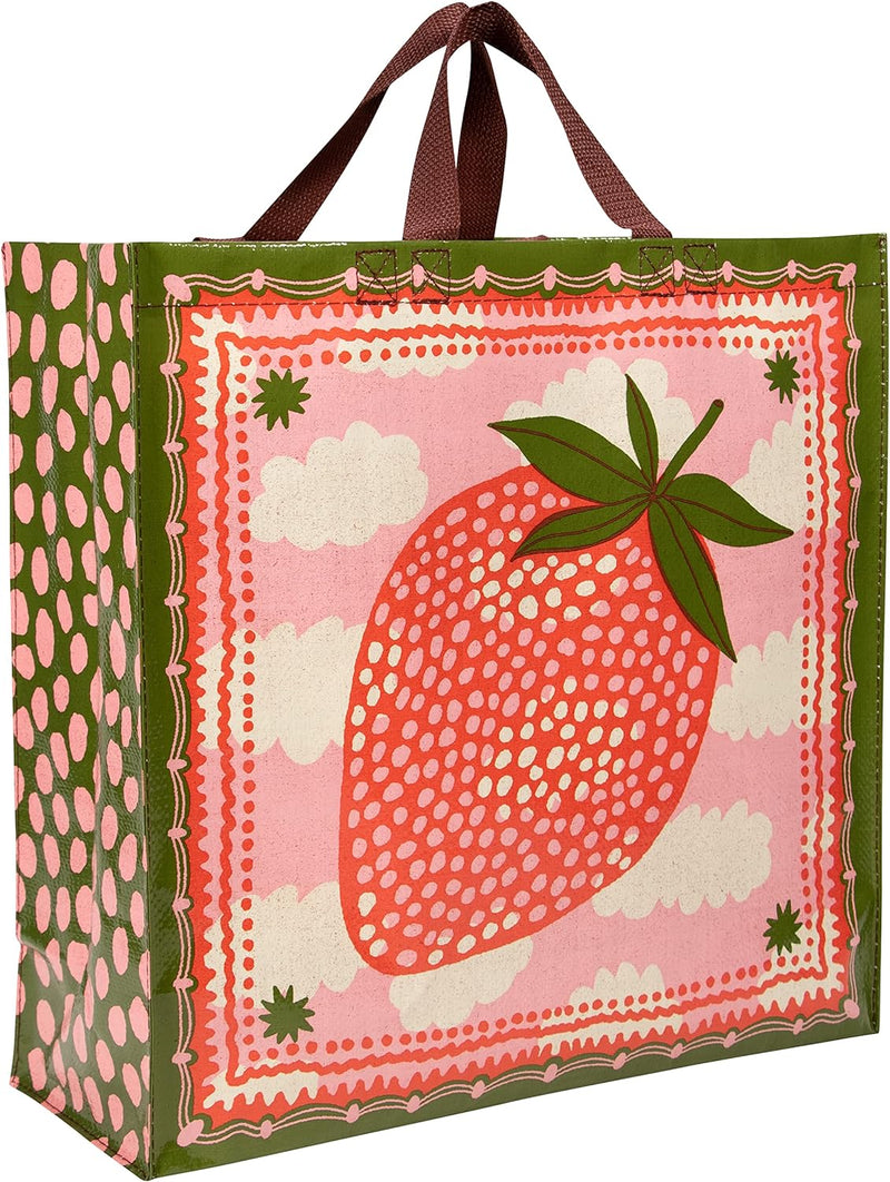 Strawberry Clouds Shopper Bag Shoppers Blue Q  Paper Skyscraper Gift Shop Charlotte