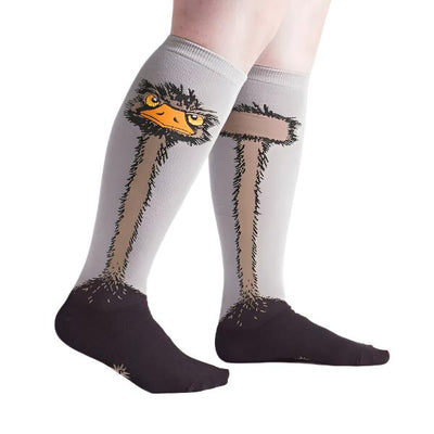 Stretch It Knee High : Ostrich Socks Sock It to Me  Paper Skyscraper Gift Shop Charlotte