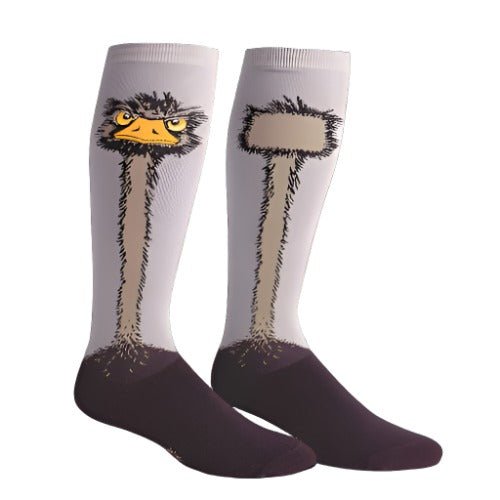 Stretch It Knee High : Ostrich Socks Sock It to Me  Paper Skyscraper Gift Shop Charlotte