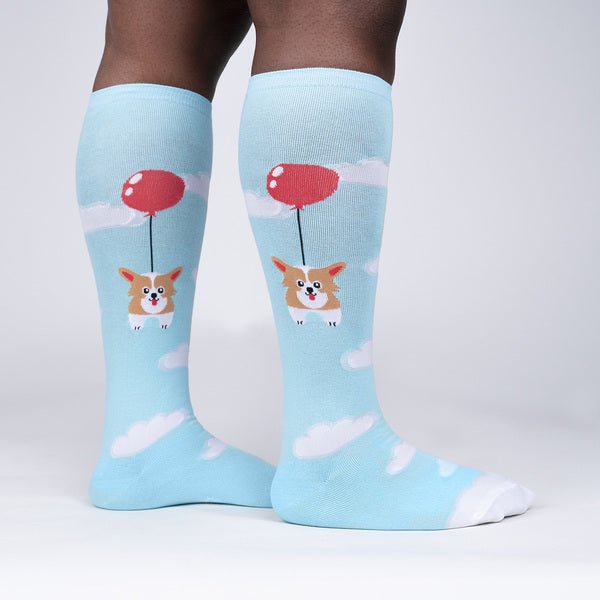 STRETCH-IT™ Pup Pup and Away Socks Socks Sock It to Me  Paper Skyscraper Gift Shop Charlotte