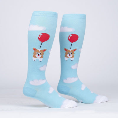 STRETCH-IT™ Pup Pup and Away Socks Socks Sock It to Me  Paper Skyscraper Gift Shop Charlotte