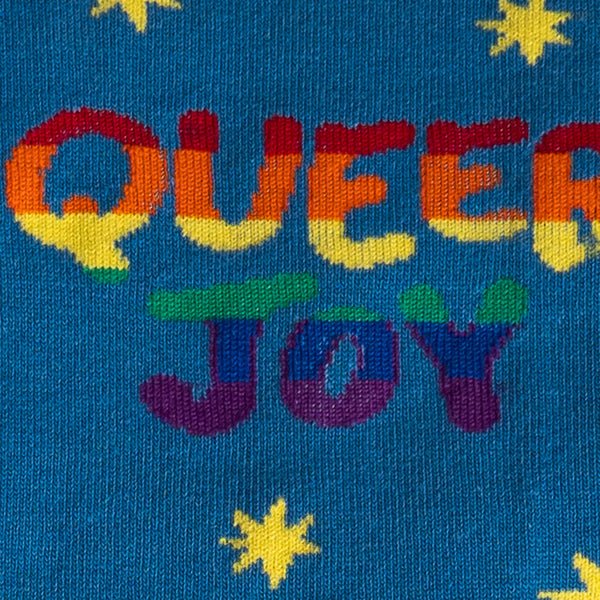 Stretch-It: Queer Joy Socks Sock It to Me  Paper Skyscraper Gift Shop Charlotte