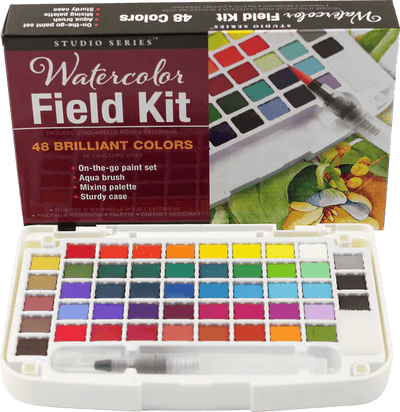 Studio Series™ Artist’s Watercolor Field Kit Arts & Crafts Peter Pauper Press, Inc.  Paper Skyscraper Gift Shop Charlotte