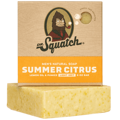 Summer Citrus Bar Soap Soap Dr Squatch  Paper Skyscraper Gift Shop Charlotte