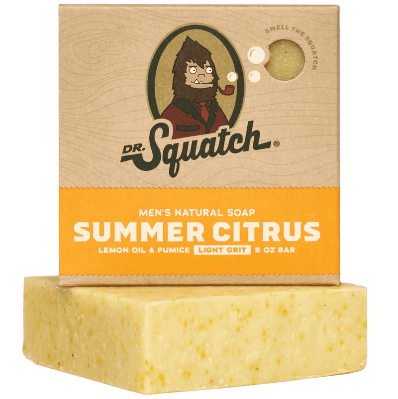 Summer Citrus Bar Soap Soap Dr Squatch  Paper Skyscraper Gift Shop Charlotte