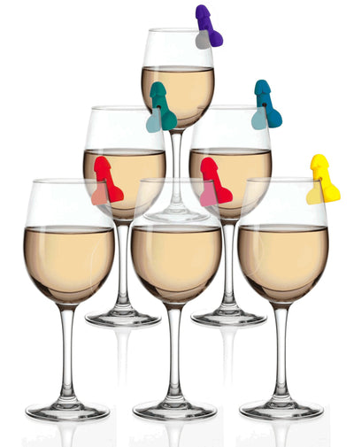 Super Fun Penis Cocktail Markers Set of 6  Little Genie  Paper Skyscraper Gift Shop Charlotte