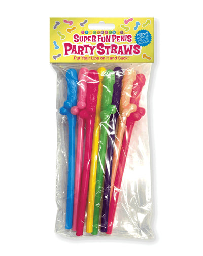 Super Fun Penis Straws -Multicolor 8 pack Partyware Little Genie  Paper Skyscraper Gift Shop Charlotte