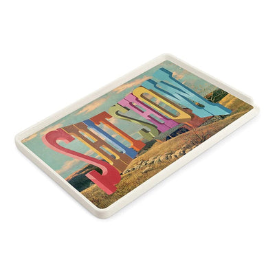 Super Useful Tray - White Shit Show Kitchen Fred & Friends  Paper Skyscraper Gift Shop Charlotte