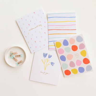 Sweet Baby Petite | New Baby Card Cards Ramona & Ruth  Paper Skyscraper Gift Shop Charlotte