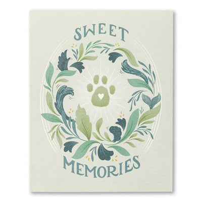 Sweet Memories | Pet Sympathy Cards Love Muchly  Paper Skyscraper Gift Shop Charlotte