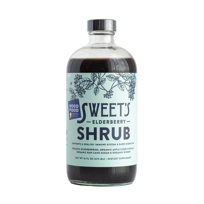 Sweet's Elderberry Shrub 16 oz. Health & Beauty Sweet's Elderberry  Paper Skyscraper Gift Shop Charlotte