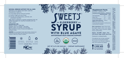 Sweet's Elderberry Syrup 16 oz. Health & Beauty Sweet's Elderberry  Paper Skyscraper Gift Shop Charlotte