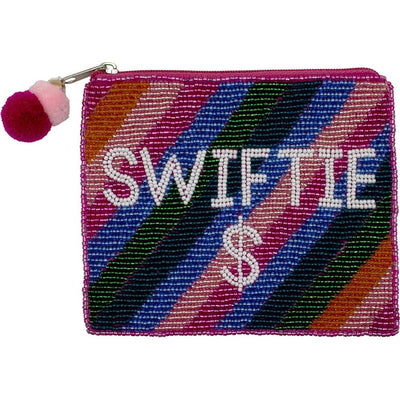 Swiftie $ Beaded Coin Pouch Wallets La Chic Designs  Paper Skyscraper Gift Shop Charlotte