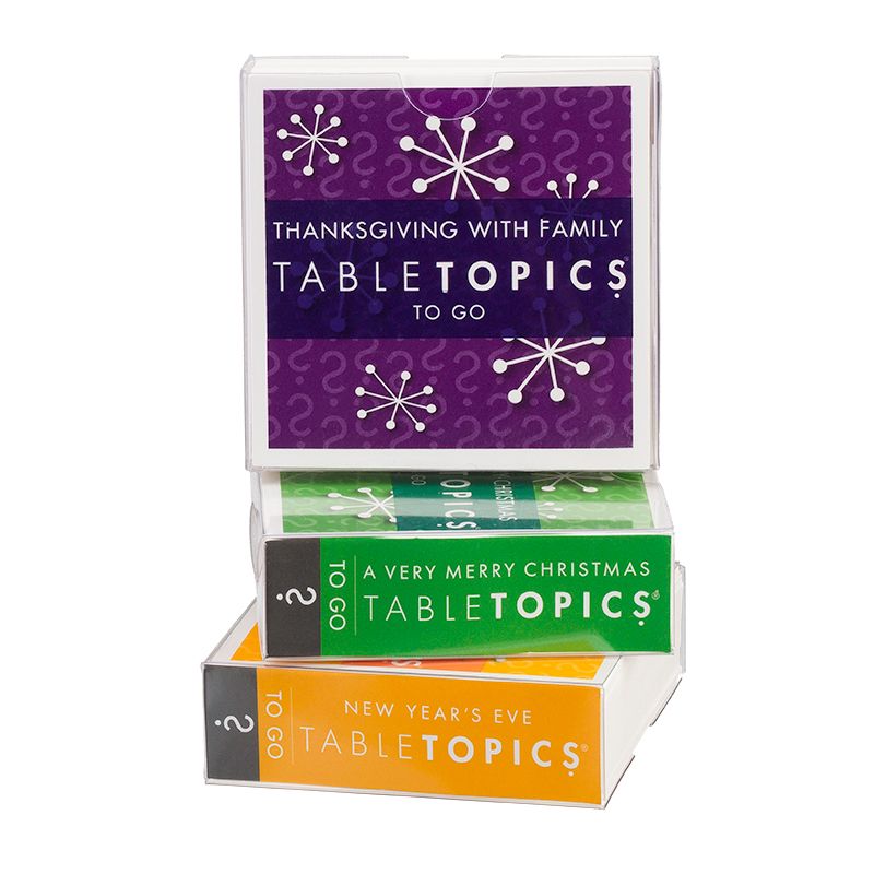 Table Topics: Holiday Trio  TableTopics  Paper Skyscraper Gift Shop Charlotte