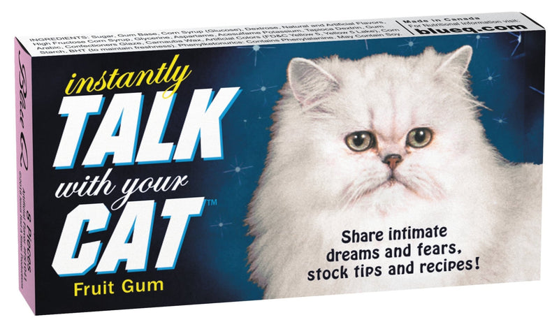 Talk with Your Cat Gum Gum Blue Q  Paper Skyscraper Gift Shop Charlotte