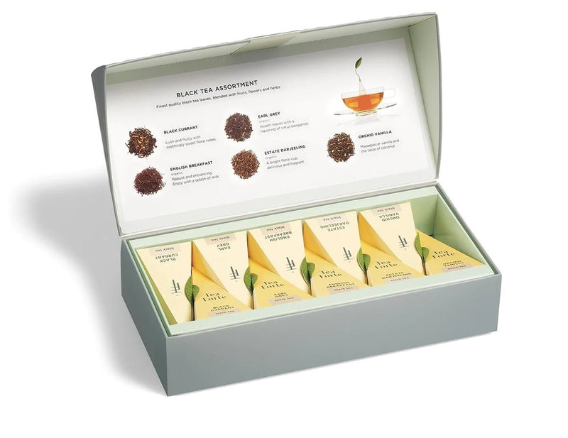 Tasting Assortment Petite Box | Black Tea Tea Tea Forte  Paper Skyscraper Gift Shop Charlotte