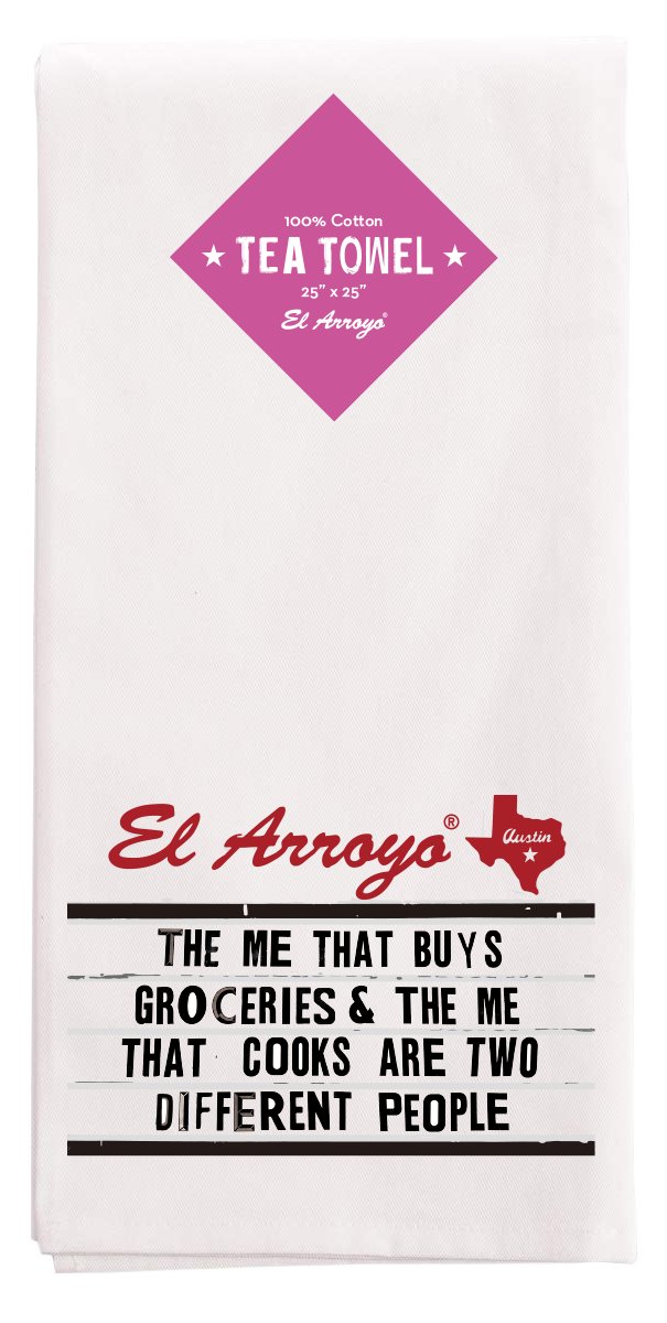 Tea Towel - Two Different People Dish Towels El Arroyo  Paper Skyscraper Gift Shop Charlotte