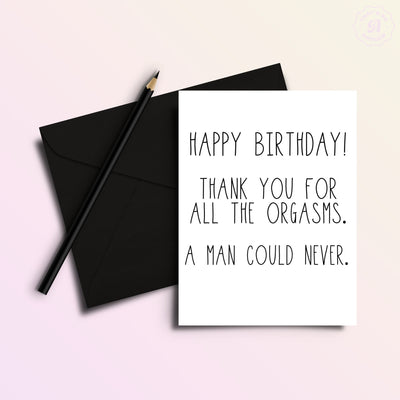 Thank You | Funny Lesbian Birthday Greeting Card Cards That’s So Andrew  Paper Skyscraper Gift Shop Charlotte