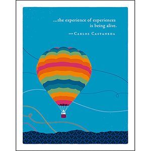 The Experience of Experiences Is Being Alive Retirement Card Cards Positively Green  Paper Skyscraper Gift Shop Charlotte