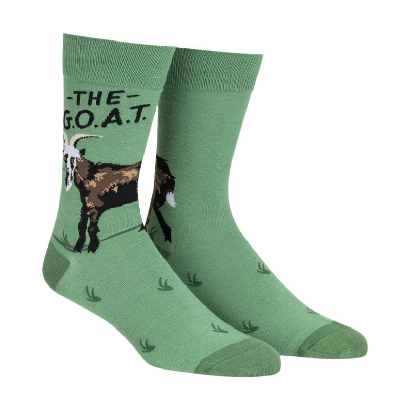 The G.O.A.T. Crew Socks Socks Sock It to Me  Paper Skyscraper Gift Shop Charlotte