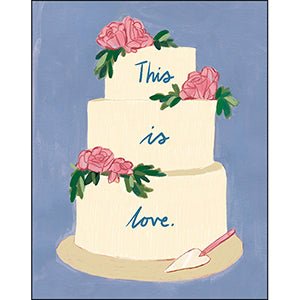 This is Love Wedding Card Cards Love Muchly  Paper Skyscraper Gift Shop Charlotte