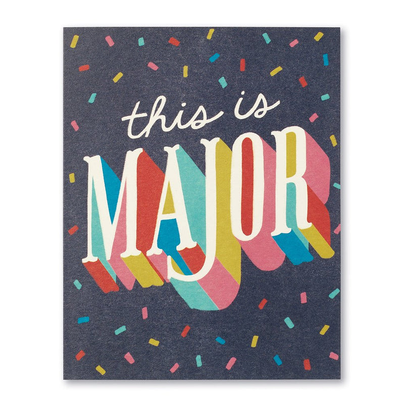 This is Major | Congratulations Card Cards Love Muchly  Paper Skyscraper Gift Shop Charlotte