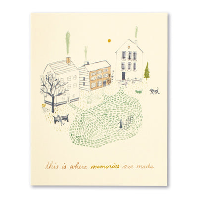 This Is Where Memories Are Made | New Home Card Cards Love Muchly  Paper Skyscraper Gift Shop Charlotte