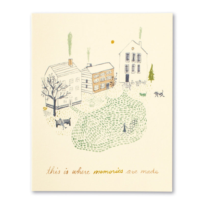 This Is Where Memories Are Made | New Home Card Cards Love Muchly  Paper Skyscraper Gift Shop Charlotte