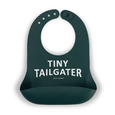 Tiny Tailgater Wonder Bib: Green  Bella Tunno  Paper Skyscraper Gift Shop Charlotte