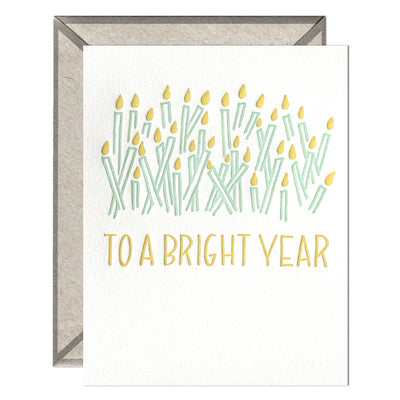 To A Bright Year | Birthday Card Cards INK MEETS PAPER  Paper Skyscraper Gift Shop Charlotte