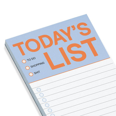 Today's List Make-A-List Pad Notepads Knock Knock  Paper Skyscraper Gift Shop Charlotte