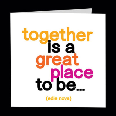 Together a Great Place Cards Quotable Cards  Paper Skyscraper Gift Shop Charlotte