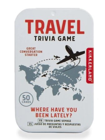 Travel Trivia Game Travel Kikkerland  Paper Skyscraper Gift Shop Charlotte