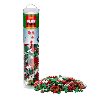 Tube 240 pc - Holiday Mix  Plus-Plus USA  Paper Skyscraper Gift Shop Charlotte