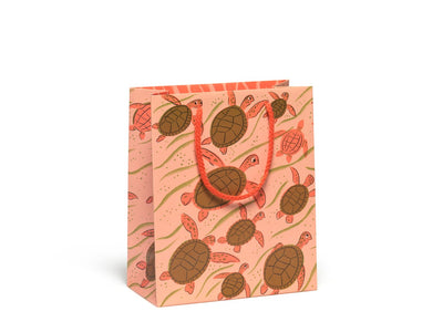 Turtle Family gift bag | Medium Gift Bags Red Cap Cards  Paper Skyscraper Gift Shop Charlotte