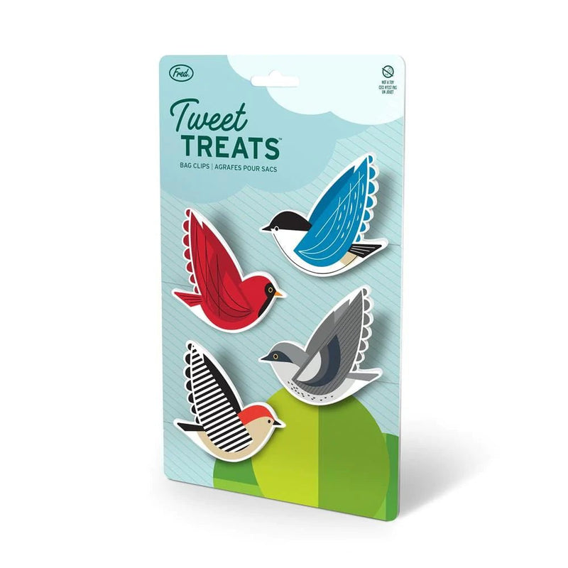 Tweet Treats Bird Bag Clips Kitchen Fred & Friends  Paper Skyscraper Gift Shop Charlotte