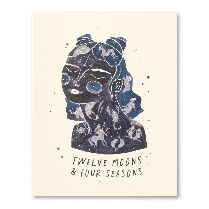 Twelve Moons & Four Seasons | Birthday Card Cards Love Muchly  Paper Skyscraper Gift Shop Charlotte