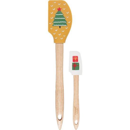 Ugly Christmas Sweater Silicone Spatulas Set of 2  Danica Studio (Now Designs)  Paper Skyscraper Gift Shop Charlotte