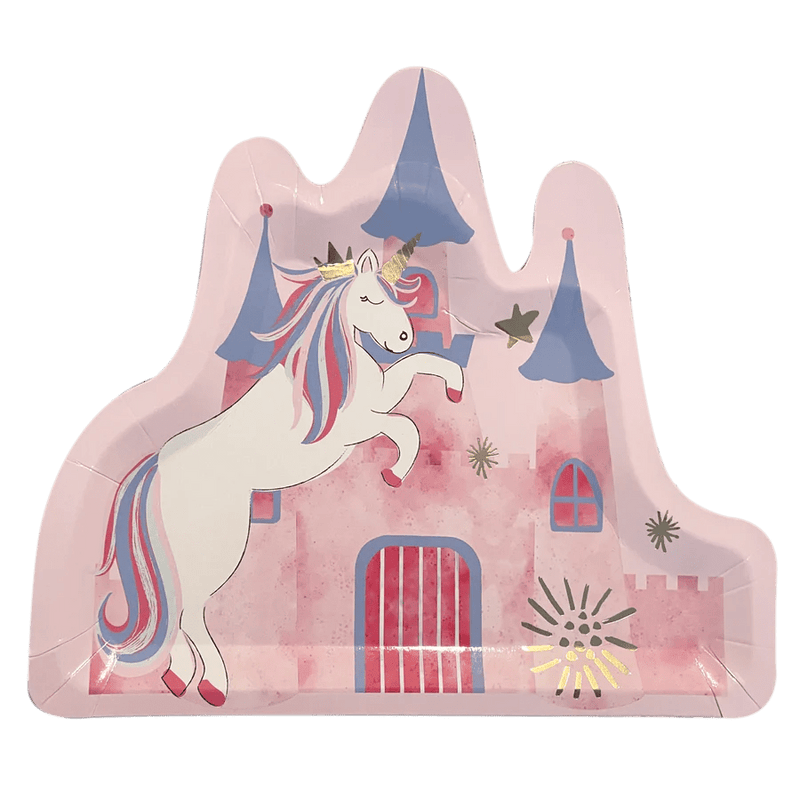 Unicorn Castle Dreams Dinner Plates Partyware Sophistiplate  Paper Skyscraper Gift Shop Charlotte