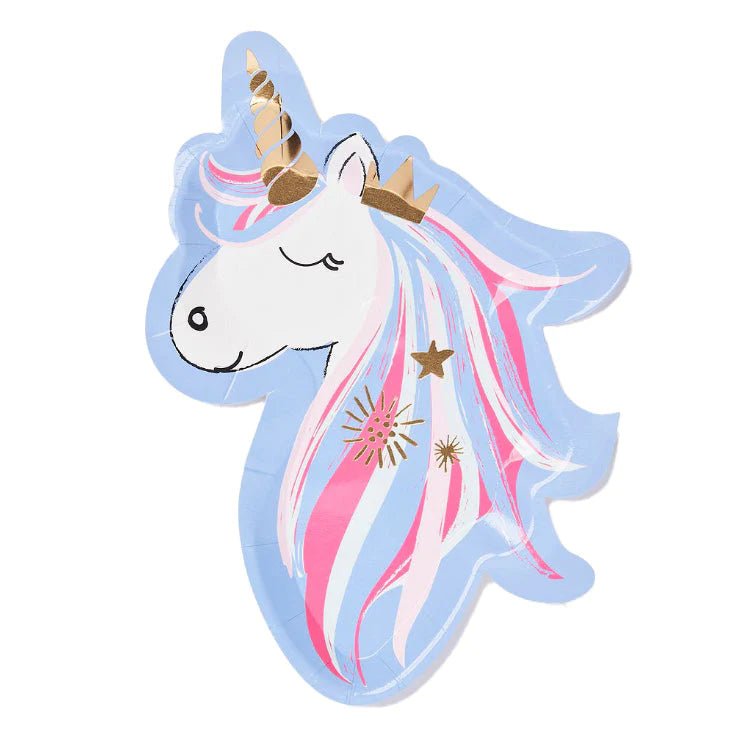 Unicorn Dreams Comes True Salad Plates Partyware Sophistiplate  Paper Skyscraper Gift Shop Charlotte