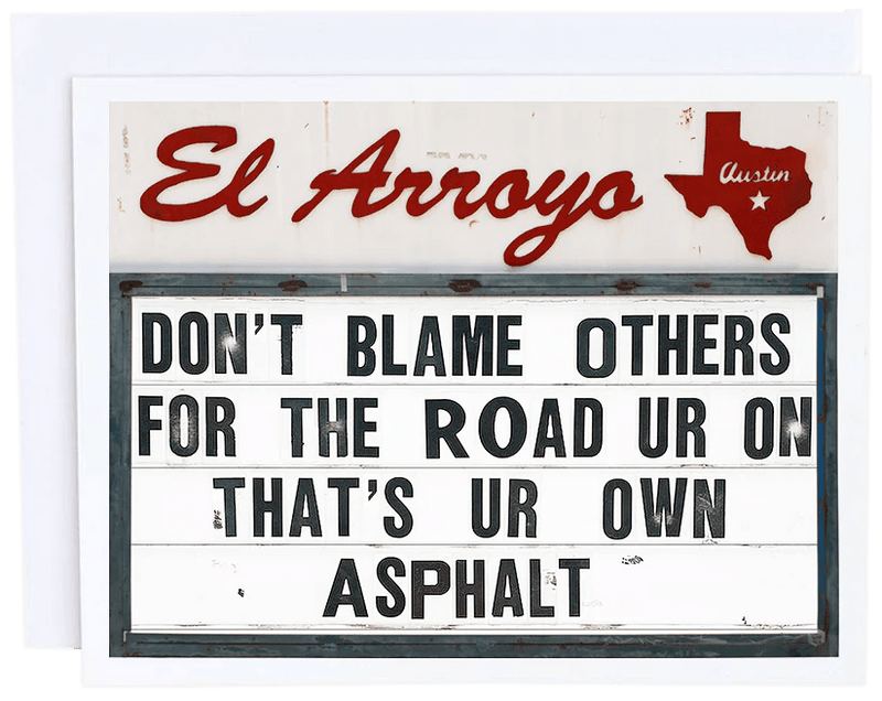 Ur Own Asphalt Card Cards El Arroyo  Paper Skyscraper Gift Shop Charlotte