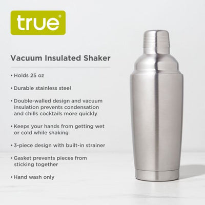 Vacuum Insulated Cocktail Shaker (2023) Barware True Fabrications  Paper Skyscraper Gift Shop Charlotte