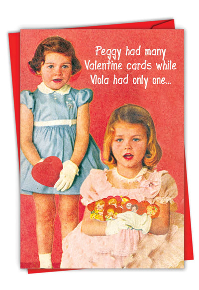 Valentine's Day Card - Peggy Is a Whore  NobleWorks  Paper Skyscraper Gift Shop Charlotte