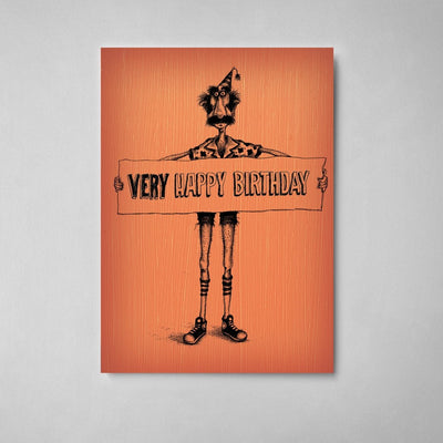 Very Happy Birthday | Birthday Card Cards Bald Guy Greetings  Paper Skyscraper Gift Shop Charlotte