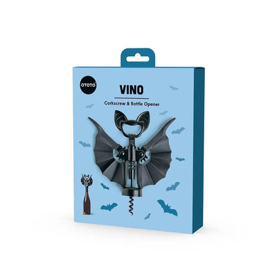 Vino Bat Bottle Opener  OTOTO  Paper Skyscraper Gift Shop Charlotte