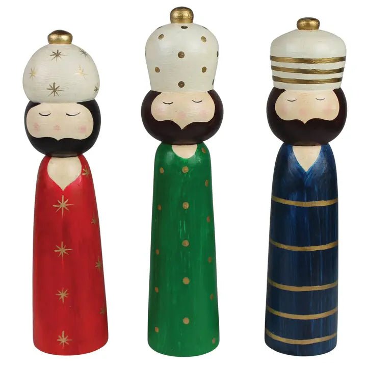 We Three Kings, Wood | Assorted 1 Piece Home Decor HomArt  Paper Skyscraper Gift Shop Charlotte