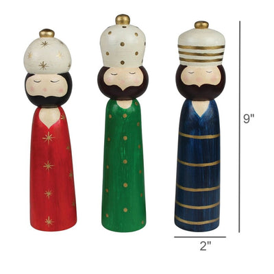 We Three Kings, Wood | Assorted 1 Piece Home Decor HomArt  Paper Skyscraper Gift Shop Charlotte